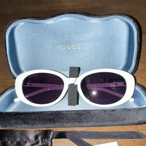 Gucci White Sunglasses